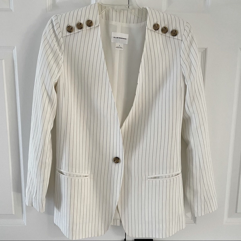 Club Monaco Linen blend blazer